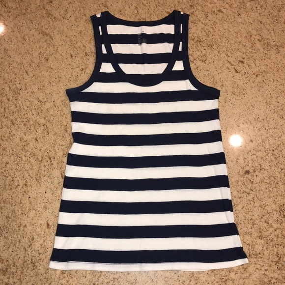 Gap Striped Navy Tank Top - Picture 1 of 2